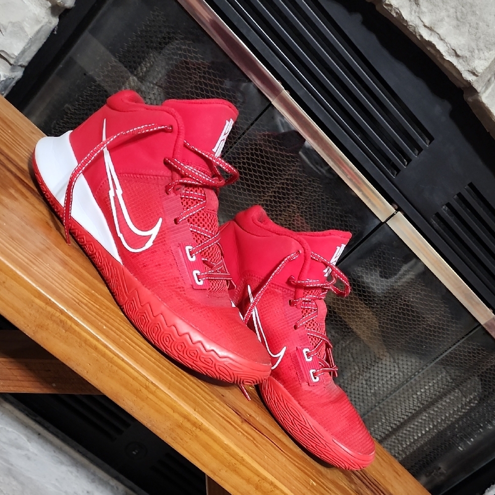 Nike Red and White Athletic Shoes